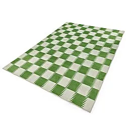 Tapis Wilton - Gobi (vert/blanc)