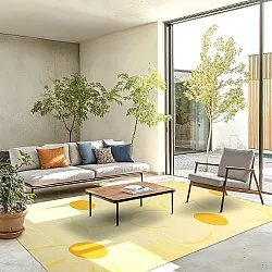 Tapis Wilton - Honfleur (jaune/multi)