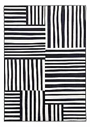 Tapis Wilton - Joma (noir/blanc)