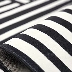 Tapis Wilton - Joma (noir/blanc)