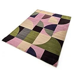 Tapis Wilton - Kalami (rose/multicolore)