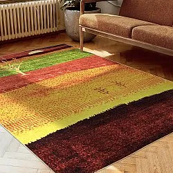 Tapis Wilton - Oia (rouge/multicolore)
