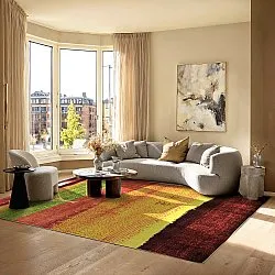 Tapis Wilton - Oia (rouge/multicolore)