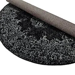 Tapis rond - Pékin (noir)