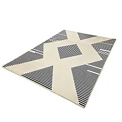 Tapis Wilton - Pucon (noir/crème)