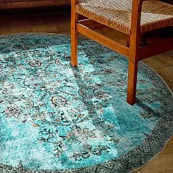 Tapis rond - Rosalie (bleu)