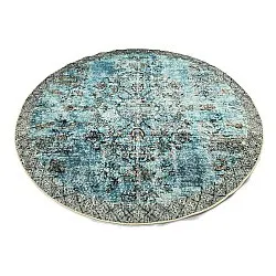 Tapis rond - Rosalie (bleu)