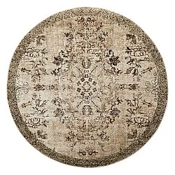 Tapis rond - Rosalie (marron)