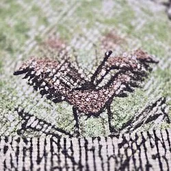 Tapis rond - Rosalie (vert)