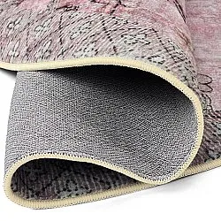 Tapis rond - Rosalie (rose)
