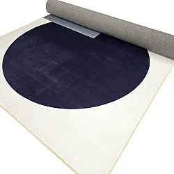 Tapis Wilton - Taos (blanc/noir/gris)