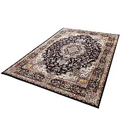 Tapis Wilton - Vakifli (noir/multicolore)