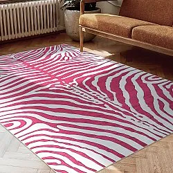 Tapis Wilton - Zebra (rose)