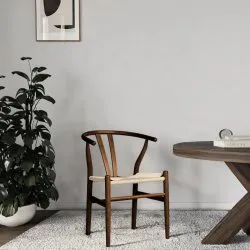 Chaise - Alta (noyer/beige) - 2 pièces