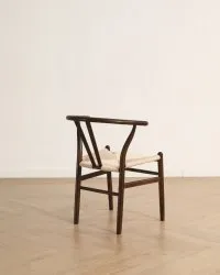 Chaise - Alta (noyer/beige) - 2 pièces