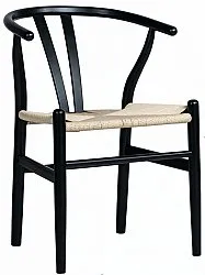 Chaise - Alta (noir/beige) - 2 pièces