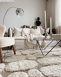 Tapis à poils longs - Fondi (beige)