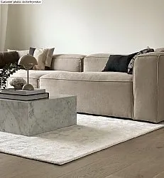 Tapis en viscose - Jodhpur Special Luxury Edition (blanc cassé)