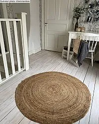 Tapis ronds - La tresse (jute)