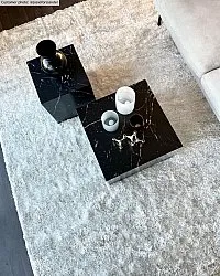 Tapis à poils longs - Cosy (blanc)