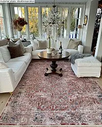 Tapis Wilton - Douz (rouge/multicolore)