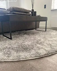 Tapis ronds - Cosy (argent)