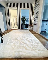 Tapis à poils longs - Cloud Super Soft (blanc)