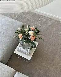 PET recyclé avec aspect viscose (gris)