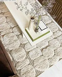 Tapis à poils longs - Fondi (beige)