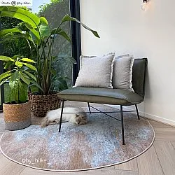 Tapis rond - Zarzi (beige)
