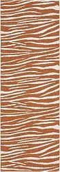 Tapis en plastique - Tapis Horred Zebra (rouille)