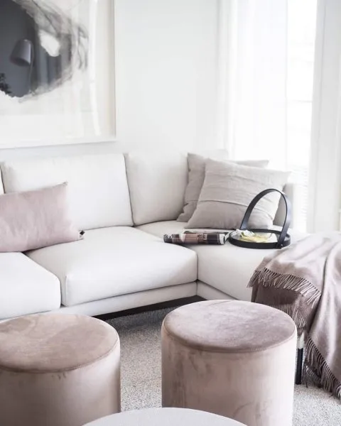 Peut-être un pouf en cuir ou pourquoi pas en velours ?