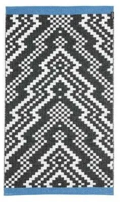 Tapis en plastique - Tapis de Horred Black & White Gorm