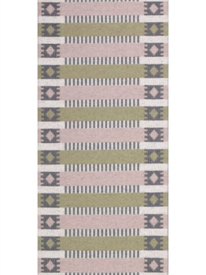 Tapis en plastique - Le tapis de Horred Märta (olive/rose)