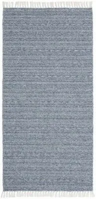 Tapis en plastique et fil - Horredsmattan Svea Mix (bleu)