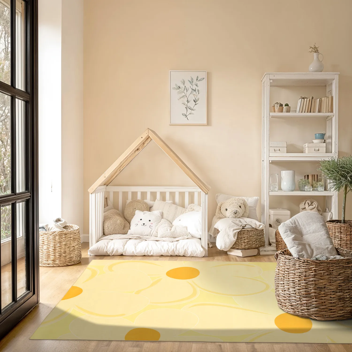 Tapis Wilton - Honfleur (jaune/multi)