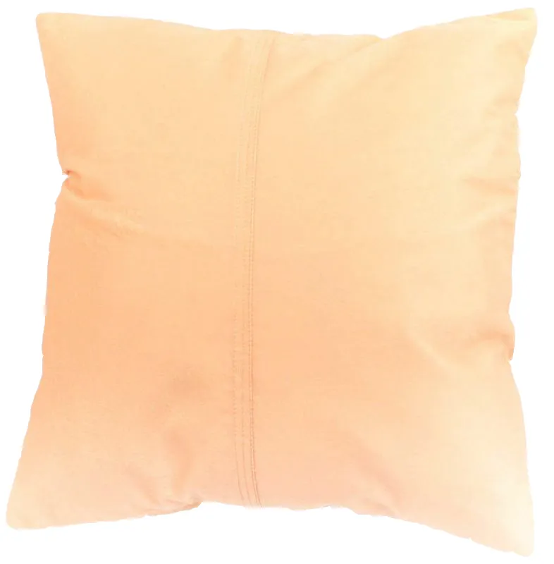 Coussin en velours (abricot) (housse de coussin) 45 x 45 cm