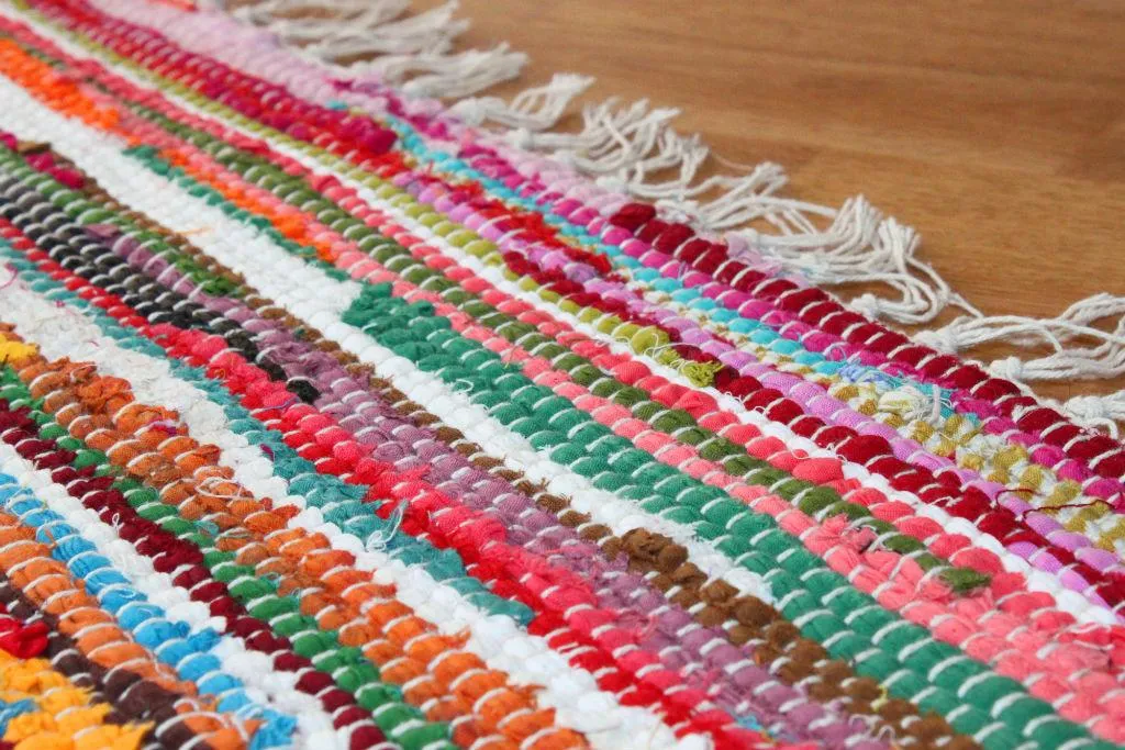Tapis patchwork - Happy