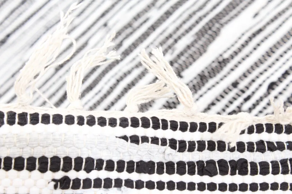 Tapis chiffons de Strehög of Sweden - Tulka (gris)