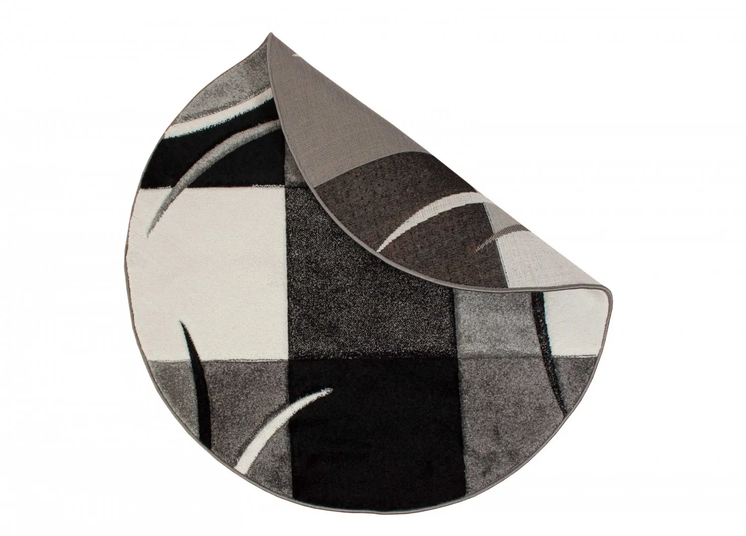 Tapis Wilton - London Patch (noir)