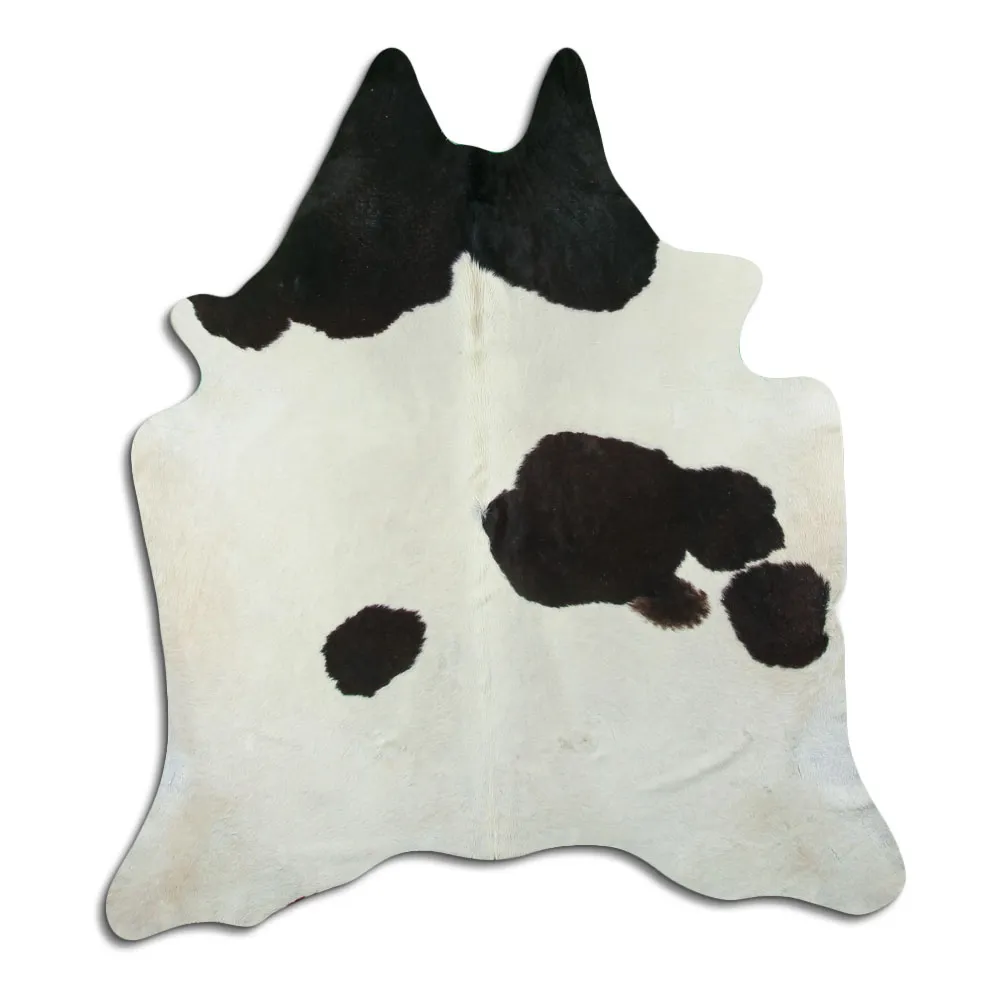 Cuir de vache - Noir/blanc 655