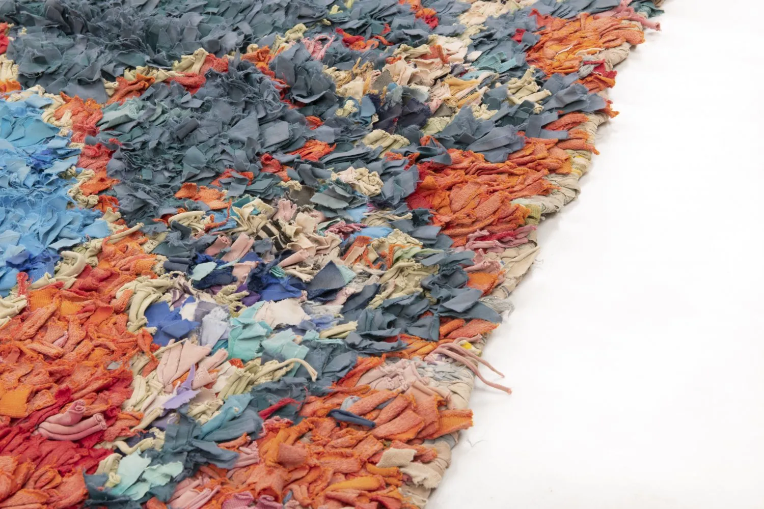 Tapis Marocain Berbère Boucherouite 195 x 115 cm