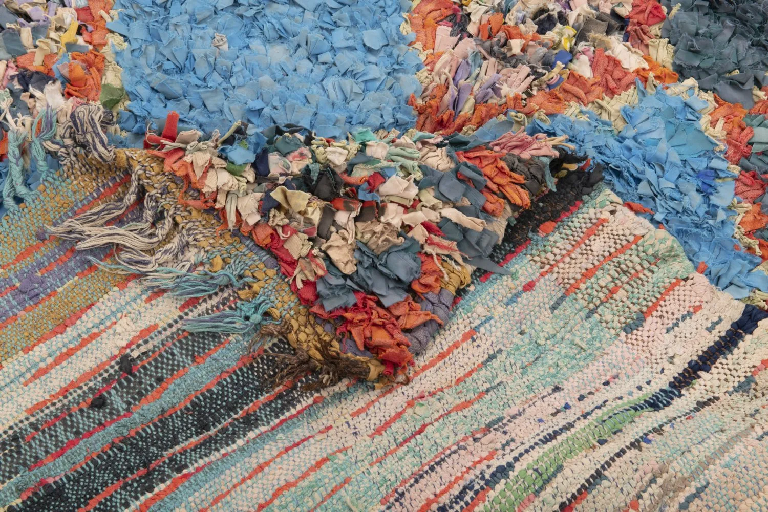 Tapis Marocain Berbère Boucherouite 195 x 115 cm