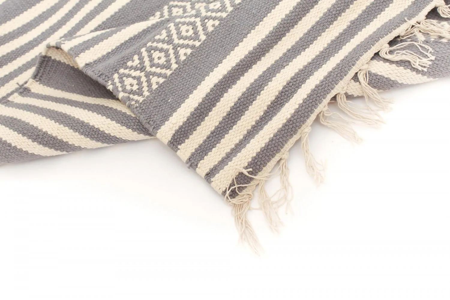 Tapis patchwork - Ystad (gris)
