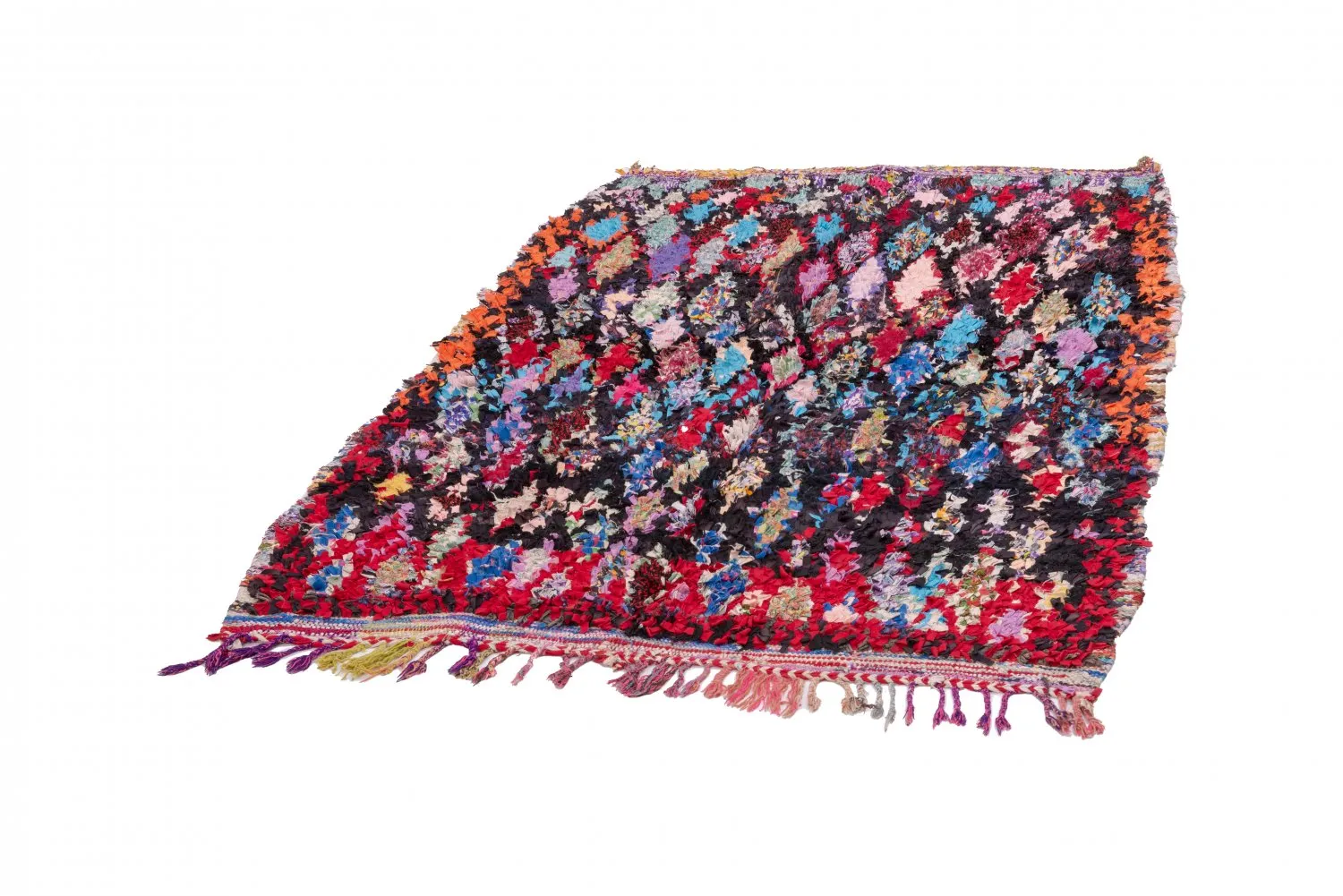 Tapis Marocain Berbère Boucherouite 185 x 125 cm