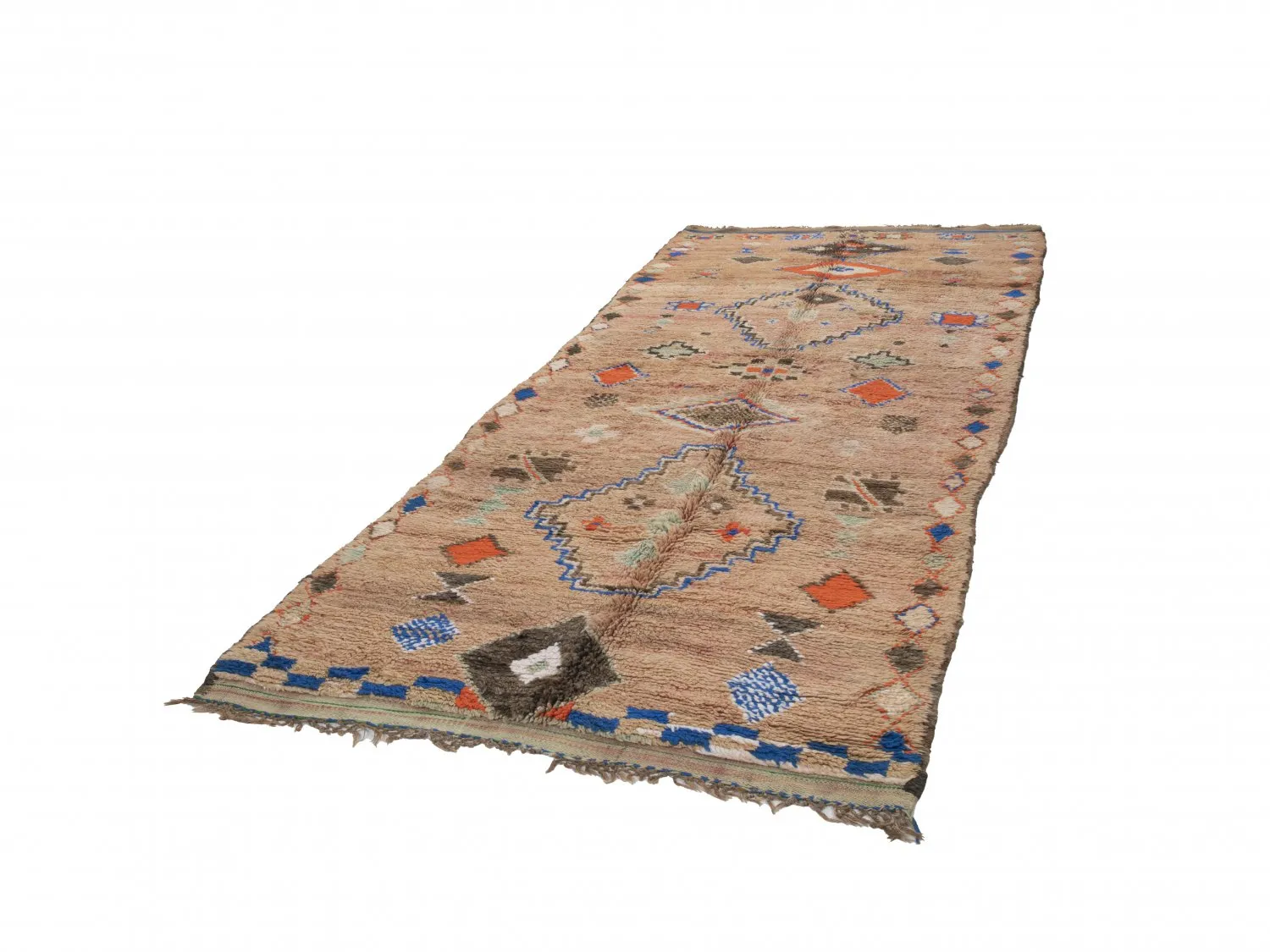 Tapis Kilim marocain Azilal Édition spéciale 360 x 150 cm