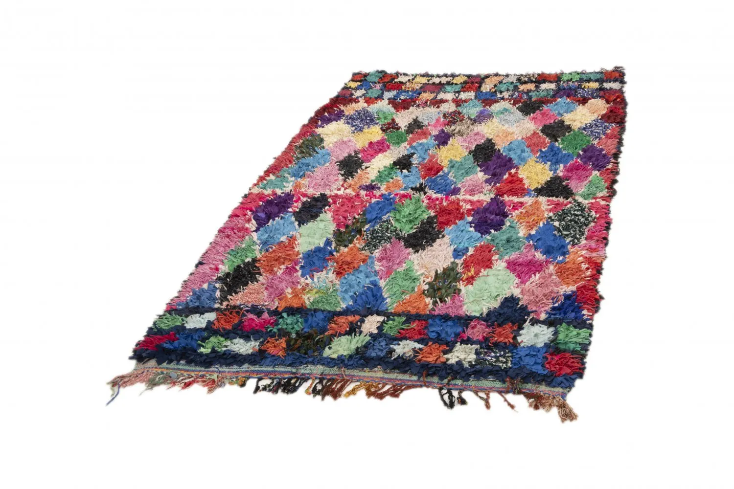 Tapis Marocain Berbère Boucherouite 250 x 140 cm