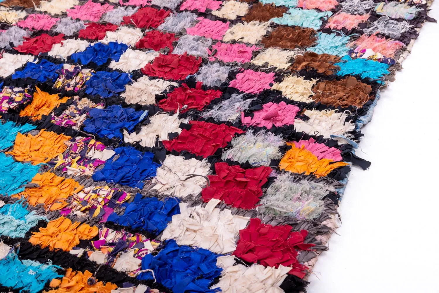 Tapis Marocain Berbère Boucherouite 275 x 110 cm