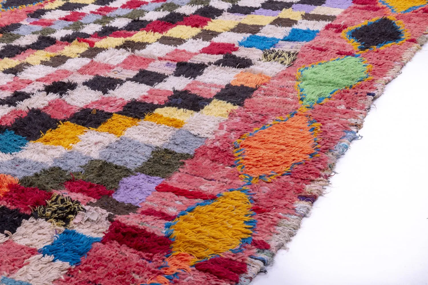 Tapis Marocain Berbère Boucherouite 240 x 140 cm