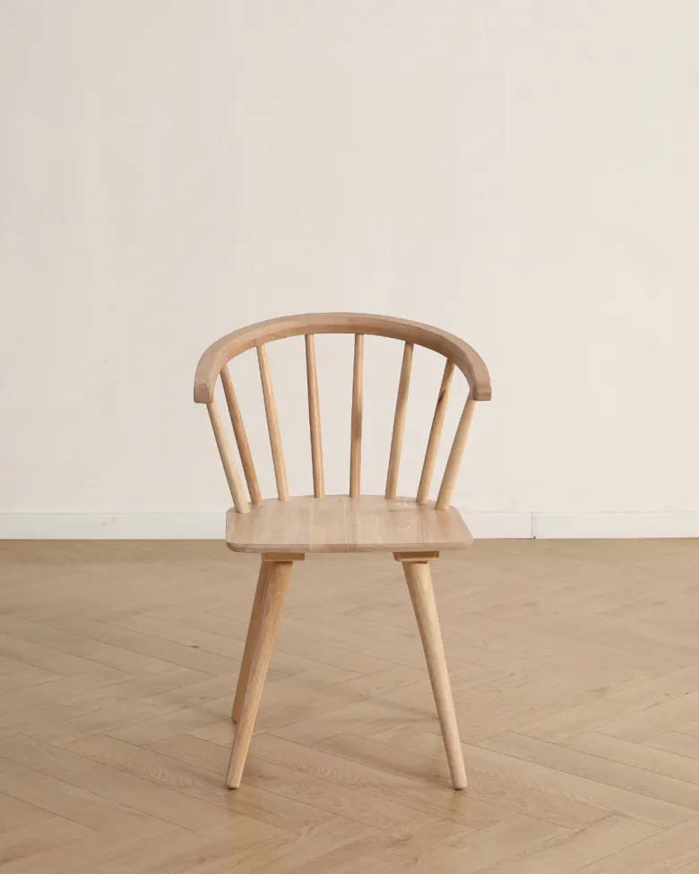 Chaise - Astrid (pigmenté blanc) - 2 pièces